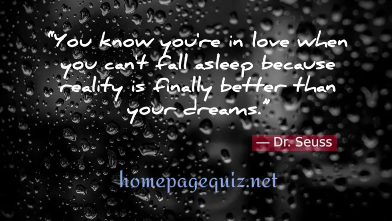 You Know You're in Love – Dr. Seuss | Famous Quotes and Meanings